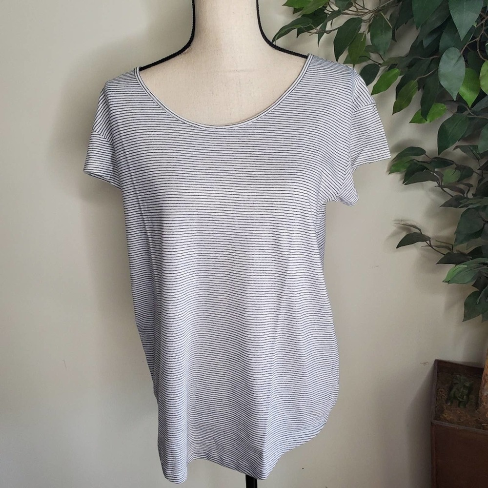 NEW Grety Alternative Eco Origin Stripe Print Top - Picture 2 of 7